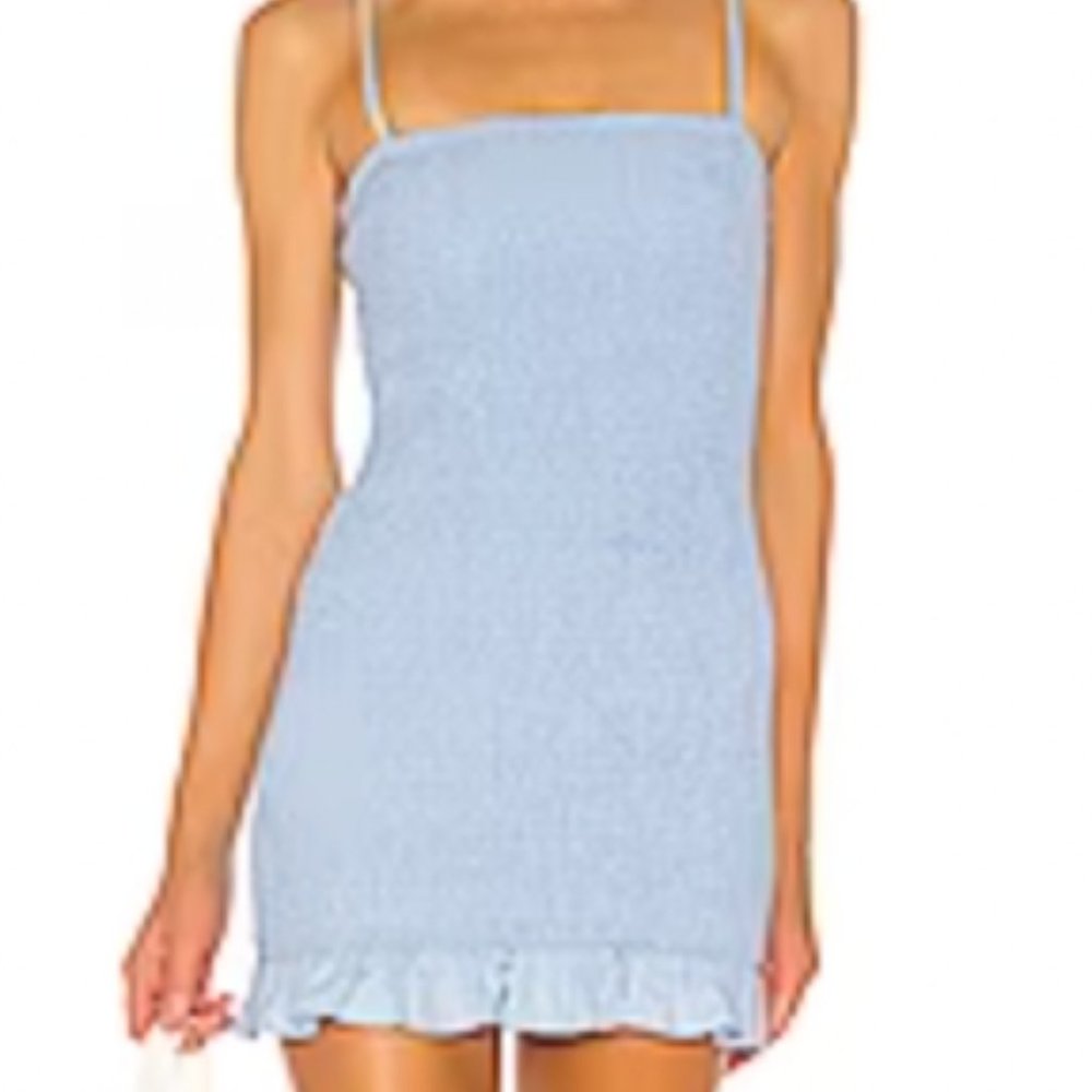 Lovers + Friends Blue Mini Dress
